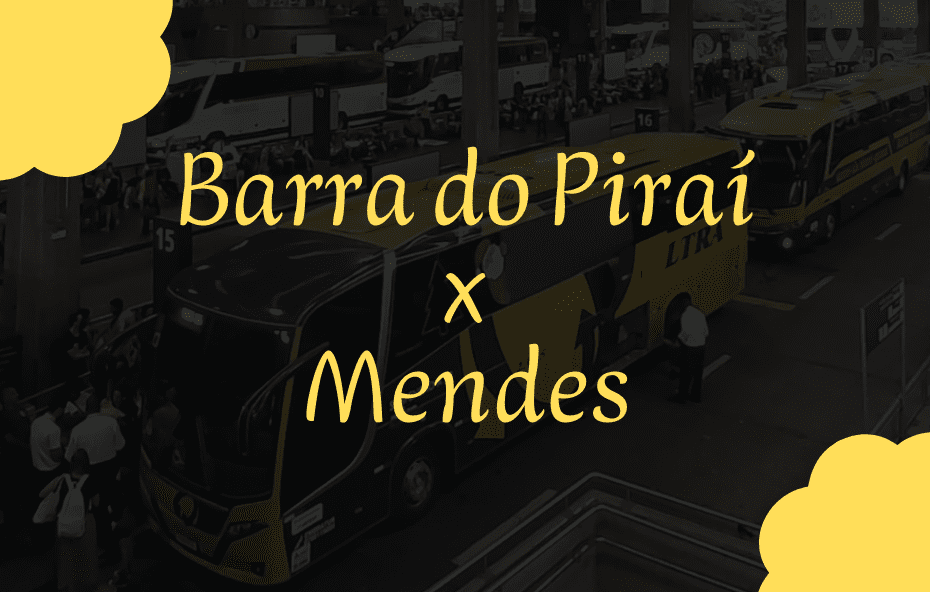 Barra do Piraí x Mendes – Horários de ônibus atualizados