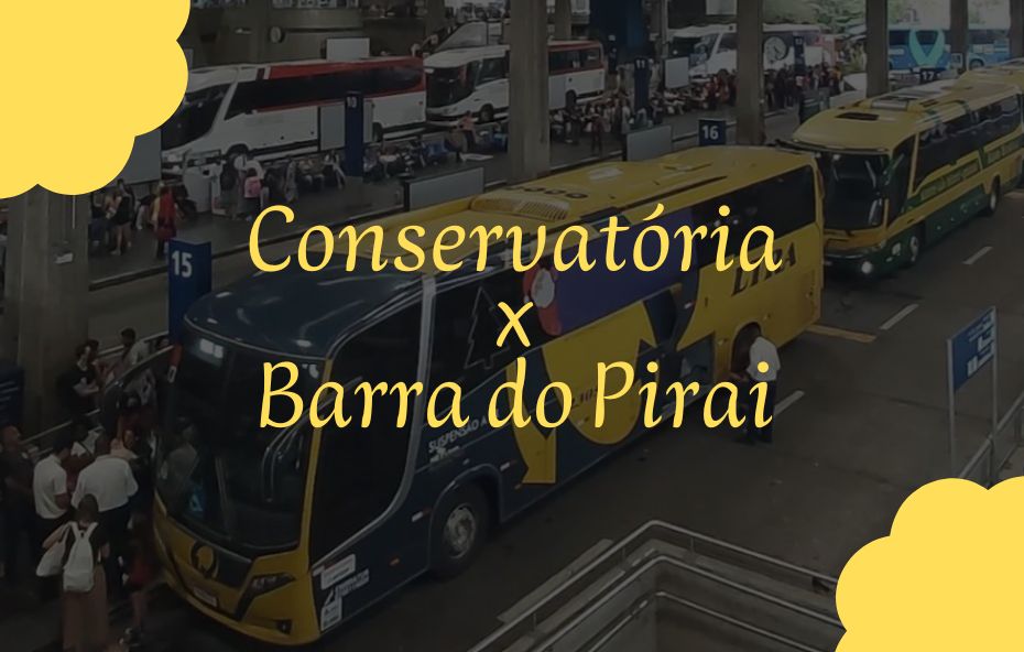 horários de ônibus atualizados da linha Conservatória x Barra do Piraí.