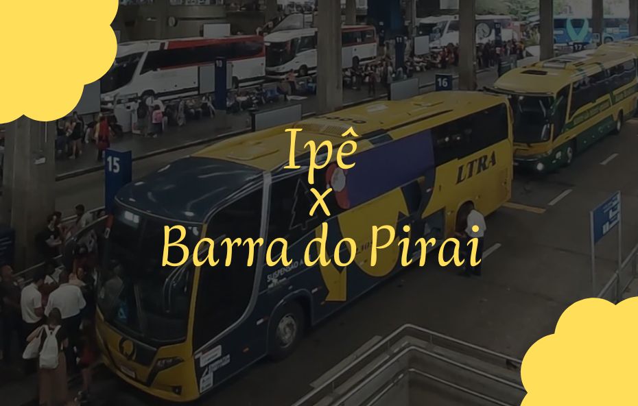 horários de ônibus atualizados da linha Ipê x Barra do Piraí.