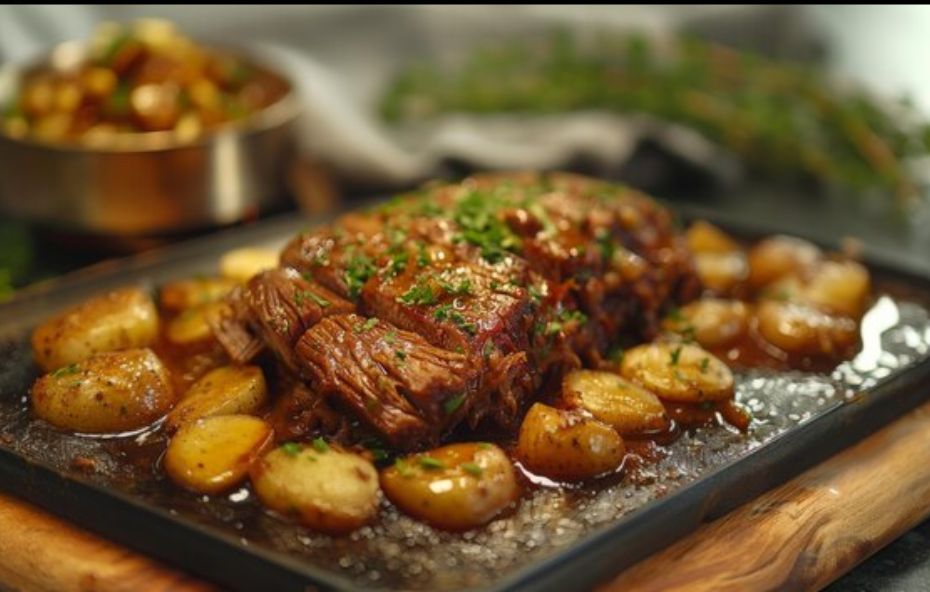 Carne Assada com Batatas Douradas - Dona Olga - Barra do Pirai RJ